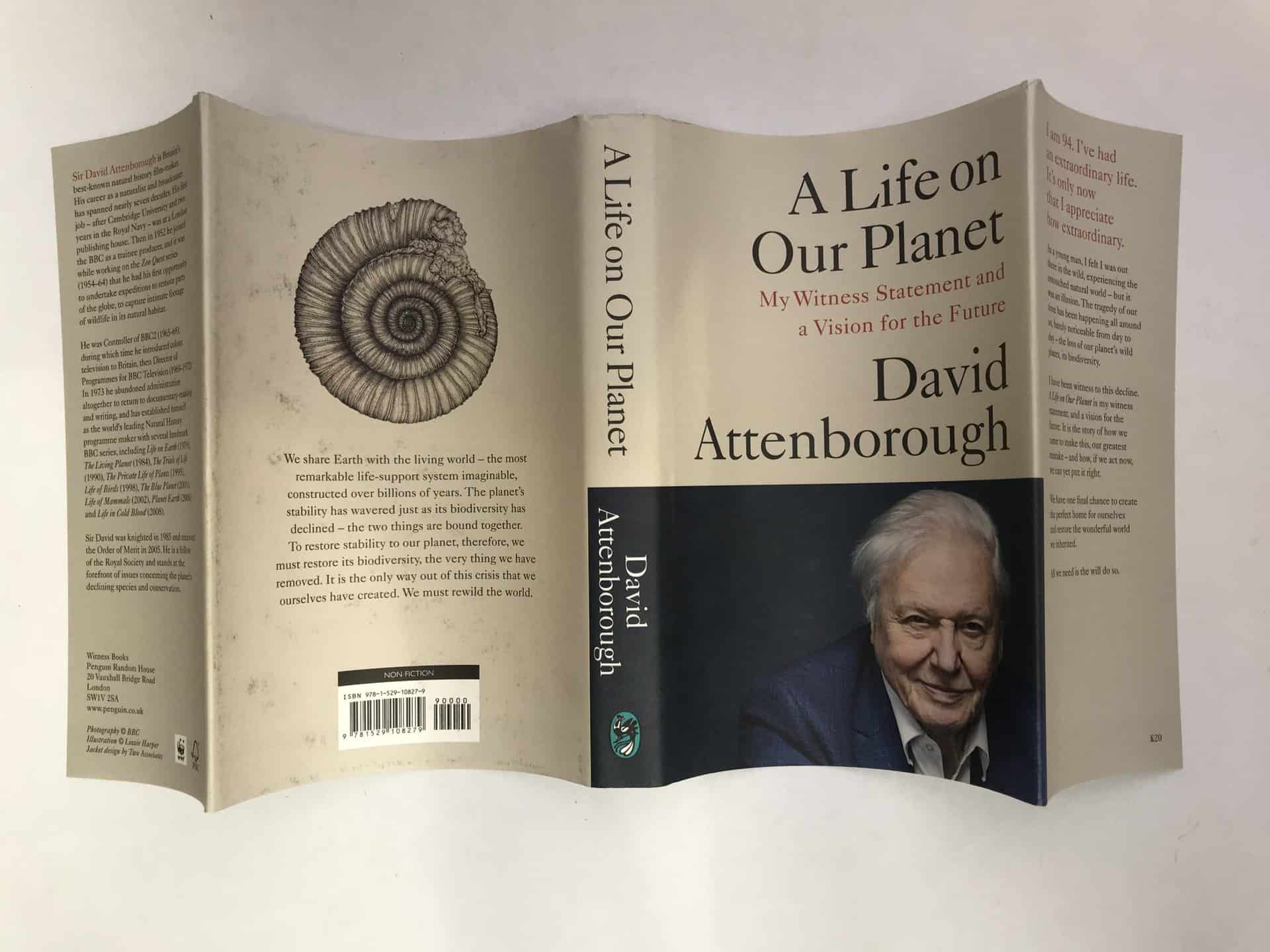 David Attenborough A Life On Our Planet First UK Edition 2020