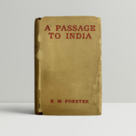 A Passage to India - E M Forster - First Edition in the rare dust wrapper