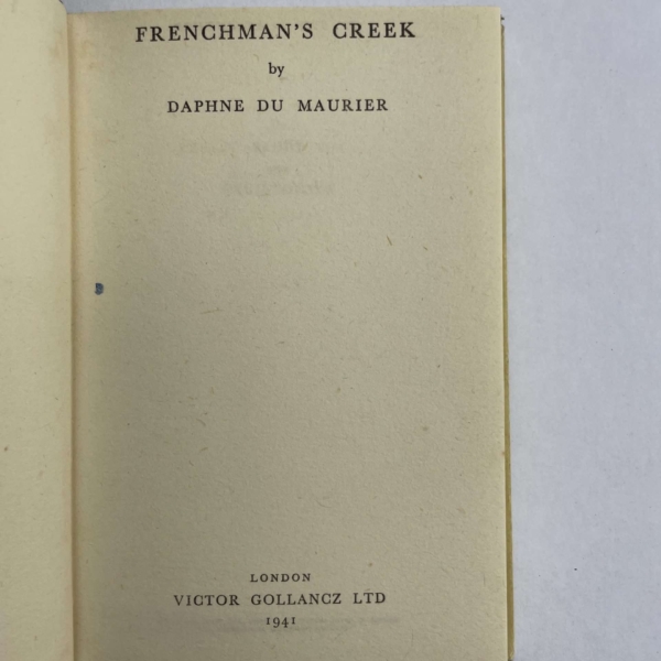 daphne du maurier frenchmans creek first ed2