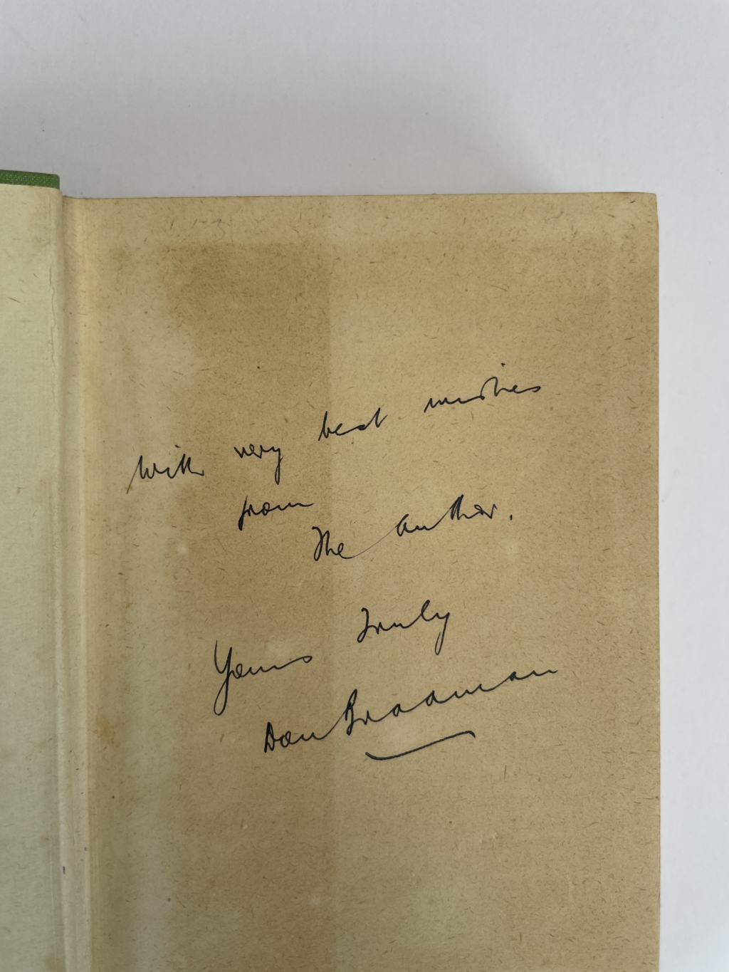 don bradman my cricketing life signed first edition2