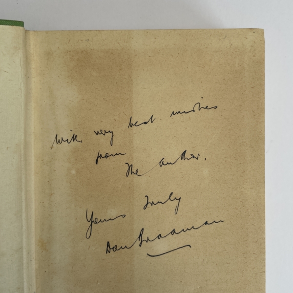 don bradman my cricketing life signed first edition2