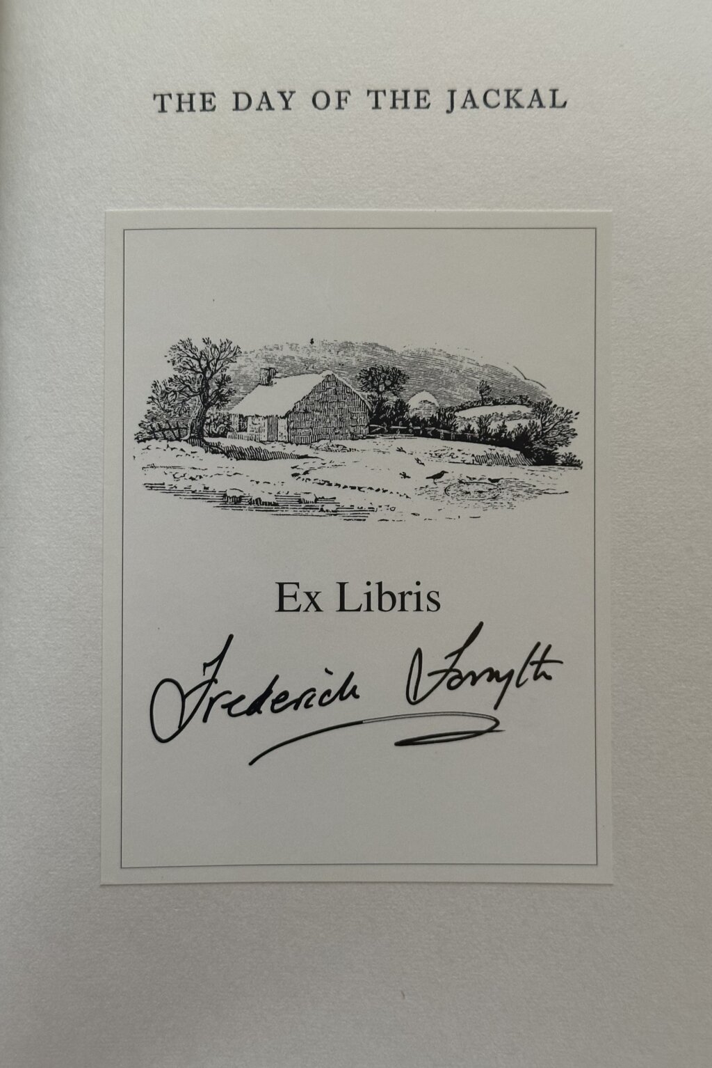 frederick forsyth the day of the jackal signed firsted2