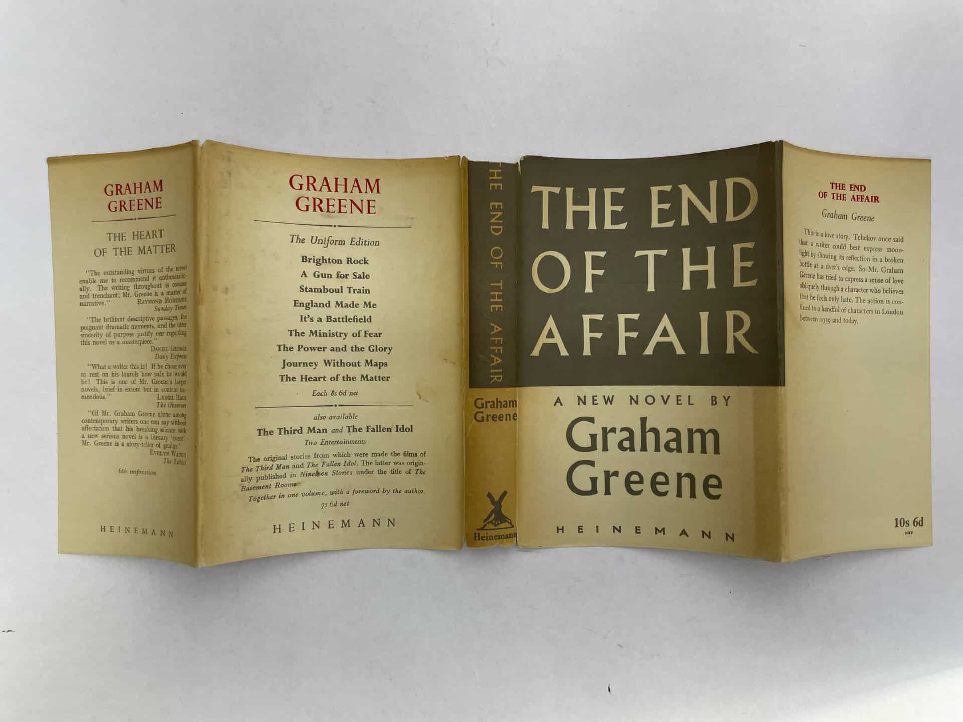 graham greene the end of the affair first ed4
