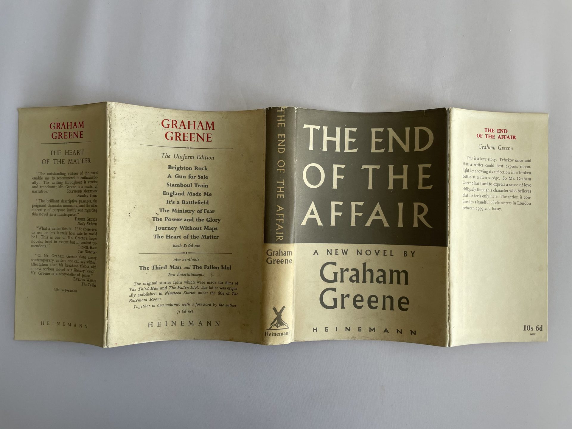 Graham Greene - The End of the Affair - First UK Edition 1951