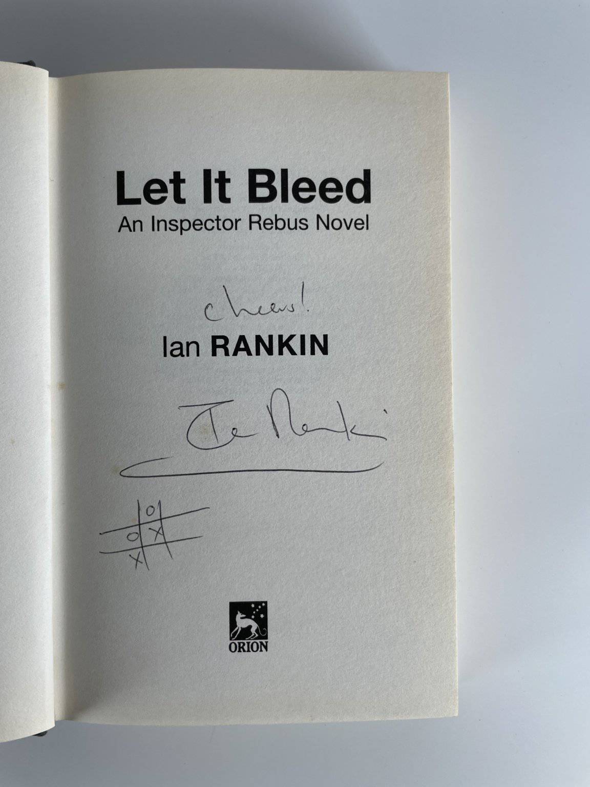 ian rankin let it bleed signed first ed2