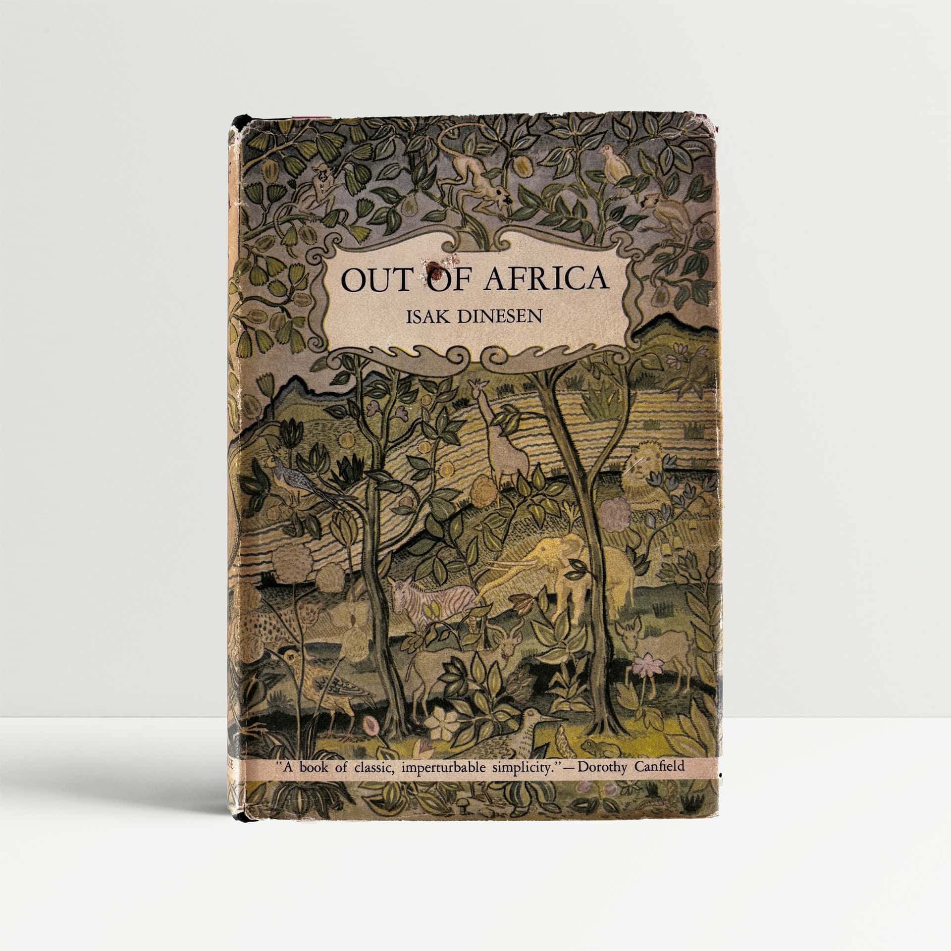 isak dinesen out of africa first ed1