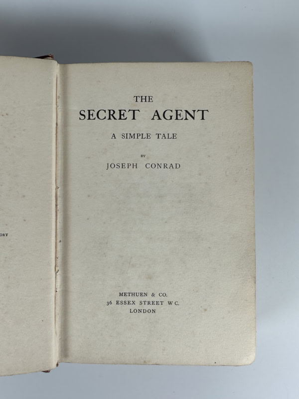 joseph conrad the secret agent first edition5