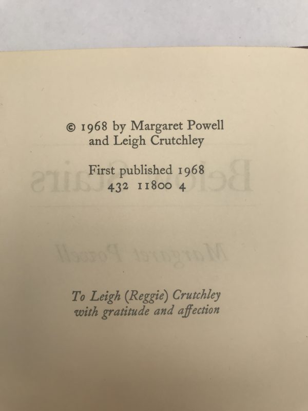 margaret powell below stairs first ed2