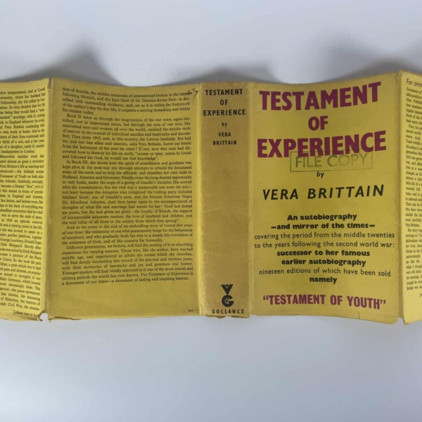 vera brittain testament of experience first ed5