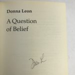 donna leon a question of belief signed first2