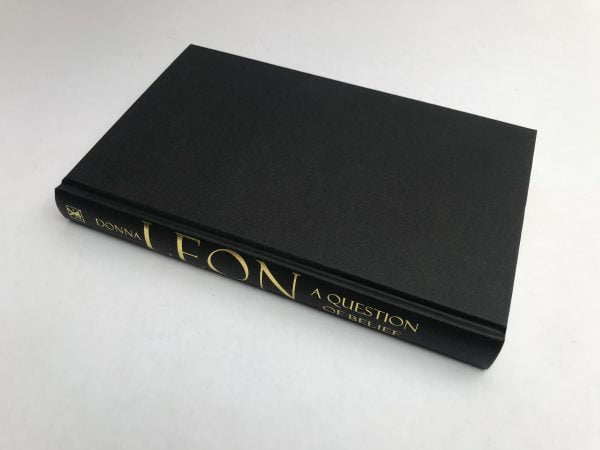 donna leon a question of belief signed first4