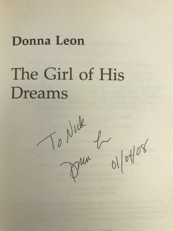 donna leon the girl of his dreams signed 1st2