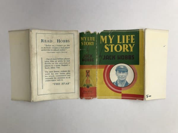 jack hobbs my life story signed first 6