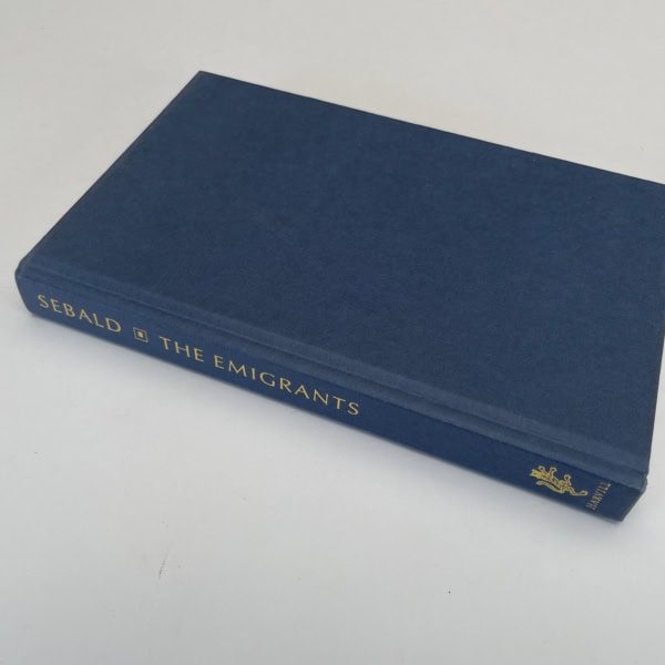wg sebald the emigrants first ed3