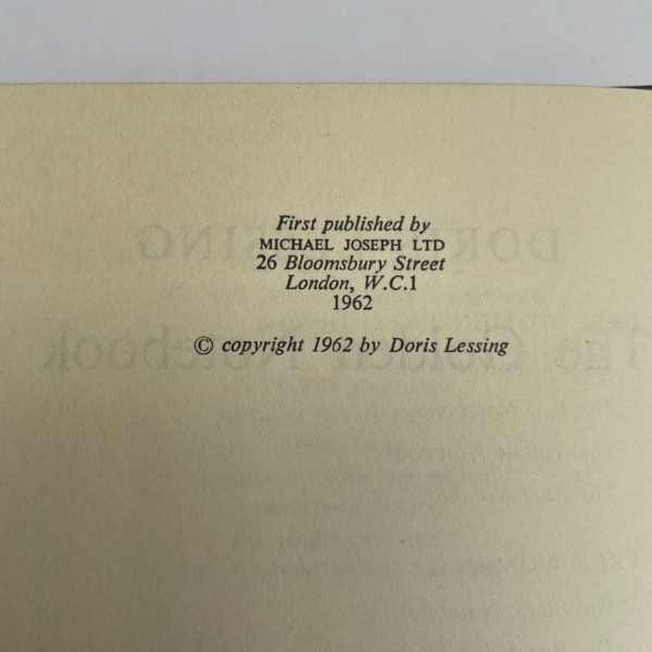doris lessing the golden notebook first2