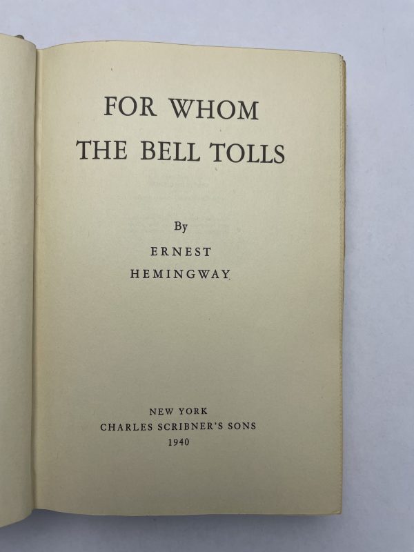 ernest hemingway for whom the bell tolls first3
