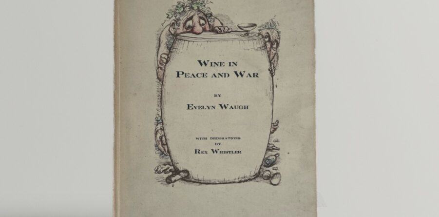 evelyn waugh wine in peace and war first ed1