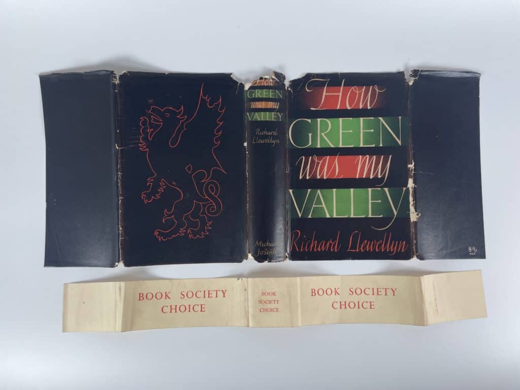 richard llewellyn how green was my valley first ed band4