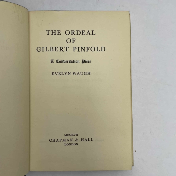 evelyn waugh the ordeal of gilbert pinfold first 2