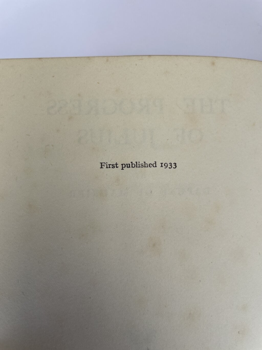 daphne du maurier the progress of julius first ed2