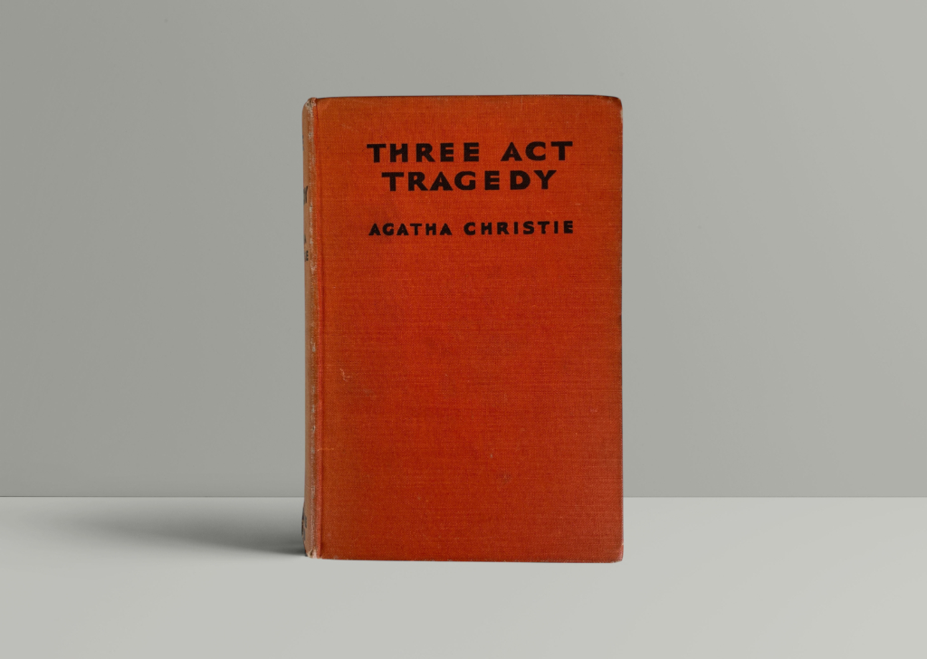 agatha christie three act tragedy first edition 1