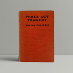 agatha christie three act tragedy first edition 1