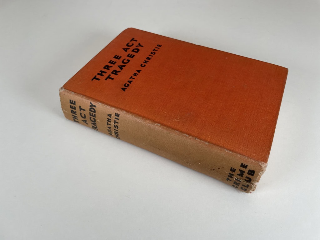 agatha christie three act tragedy first edition 3