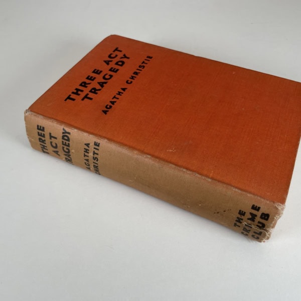 agatha christie three act tragedy first edition 3