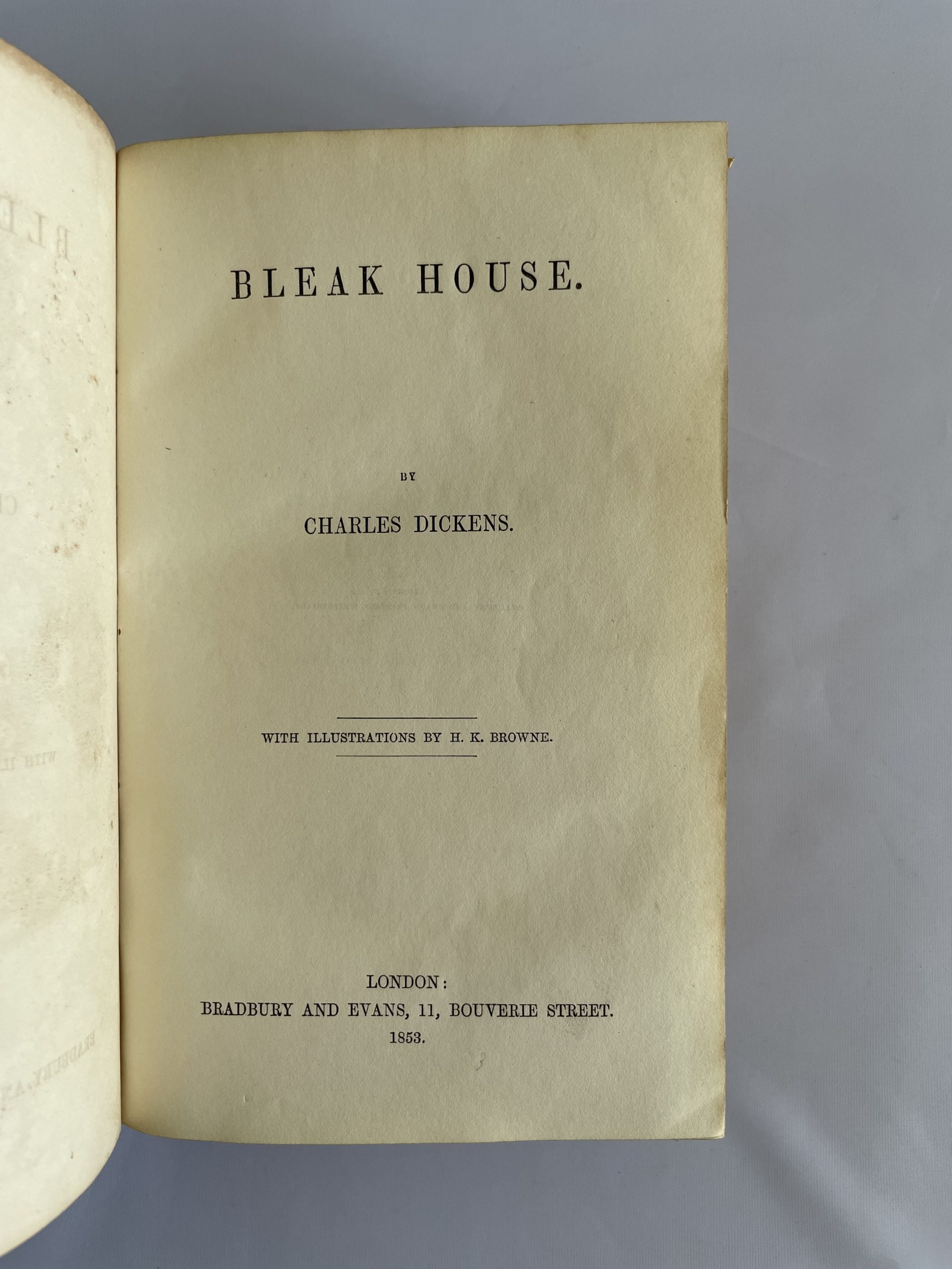 bleak house first edition