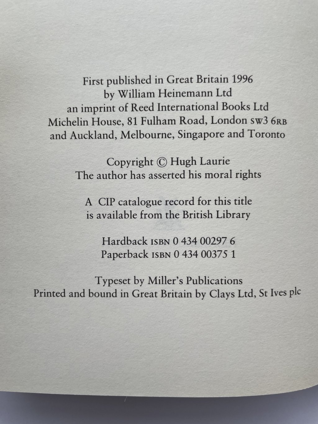 hugh laurie the gun seller first 2