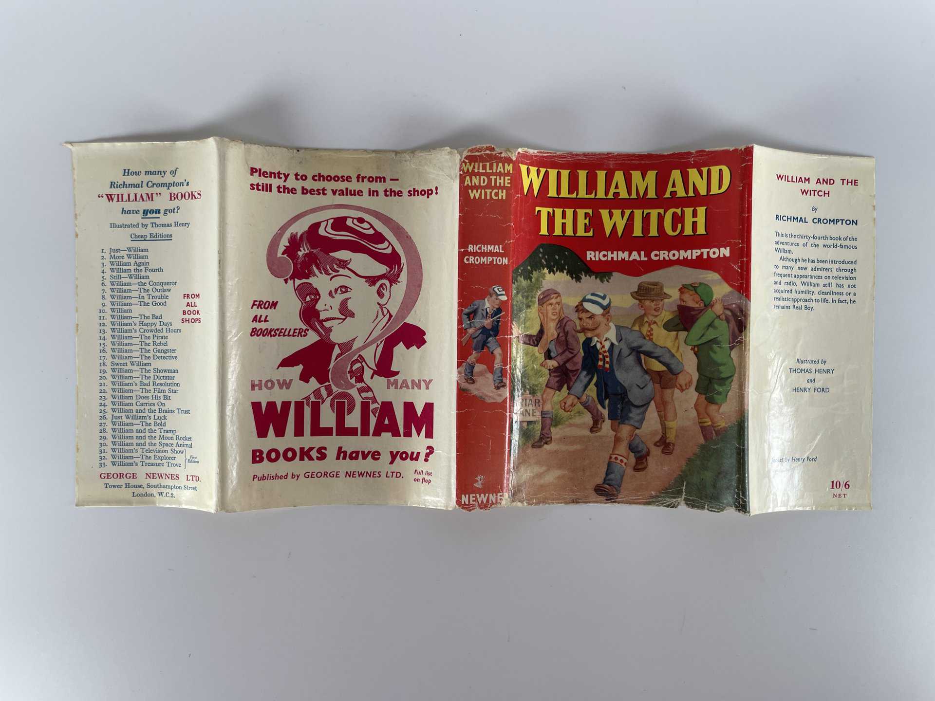 richmal crompton william and the witch first ed4