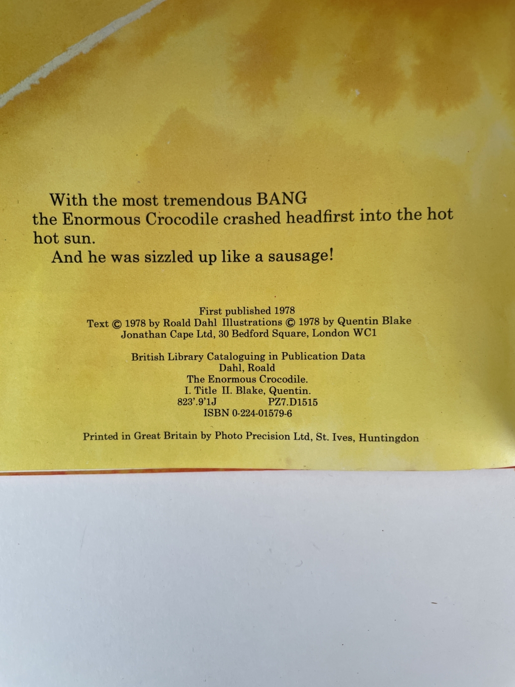 roald dahl the enormous crocodile first edition2