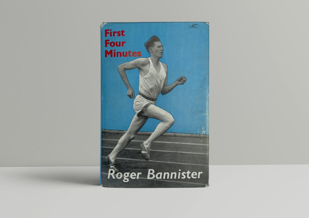 roger bannister first four minutes first ed1 roger bannister first four minutes first ed1