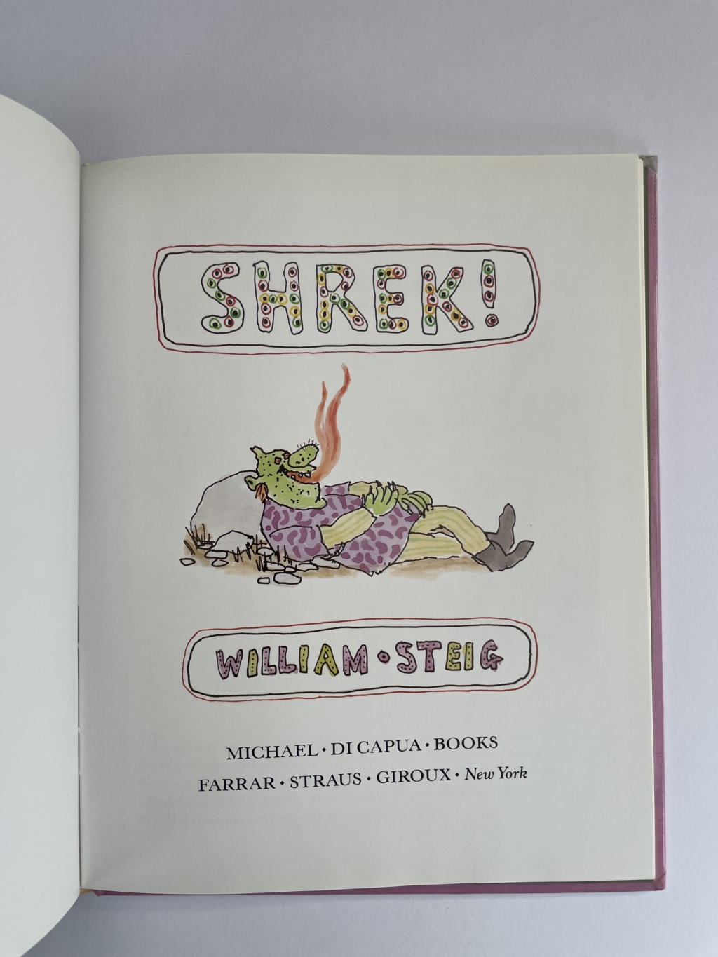 william steig shrek first edition3