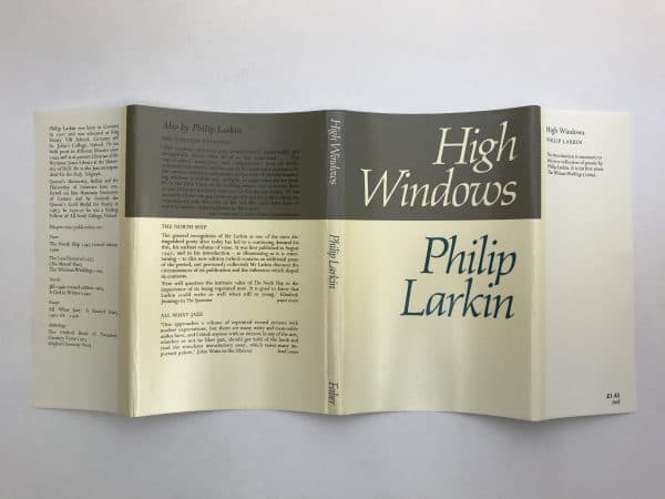 philip larkin high windows first ed4