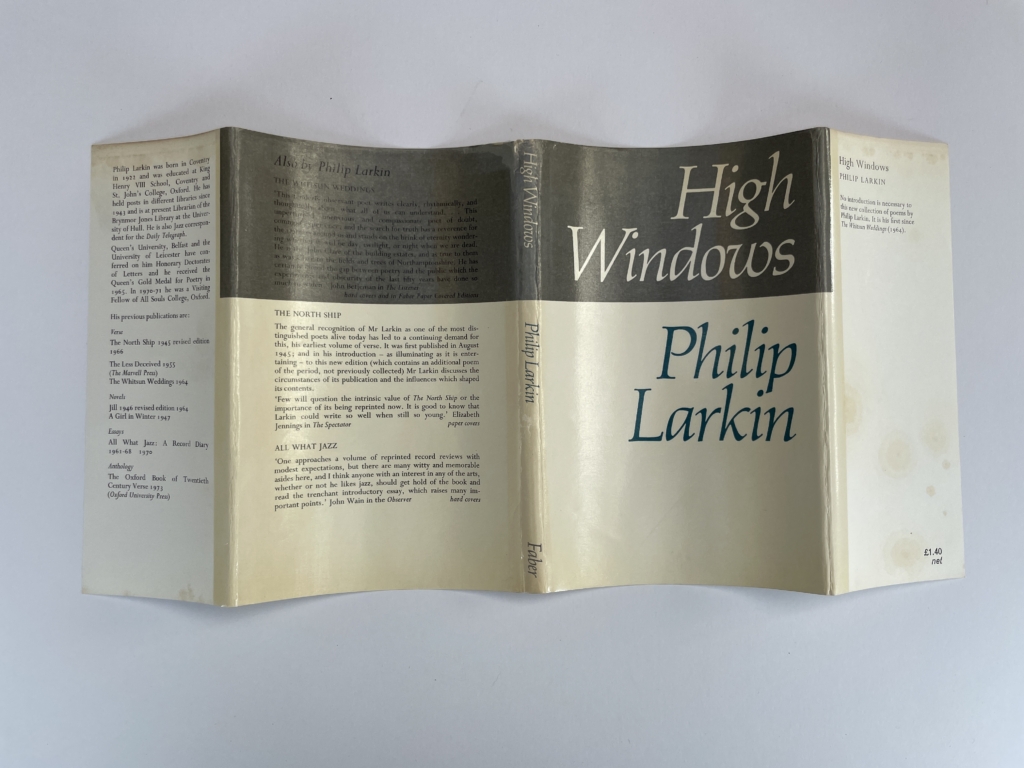 philip larkin high windows first edi4