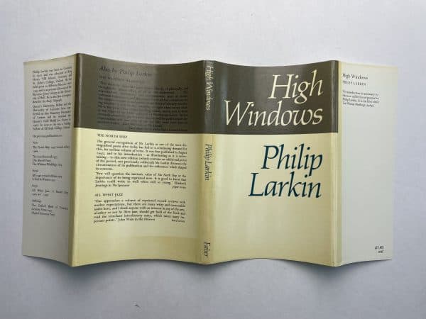 Philip Larkin - High Windows - First UK Edition 1974