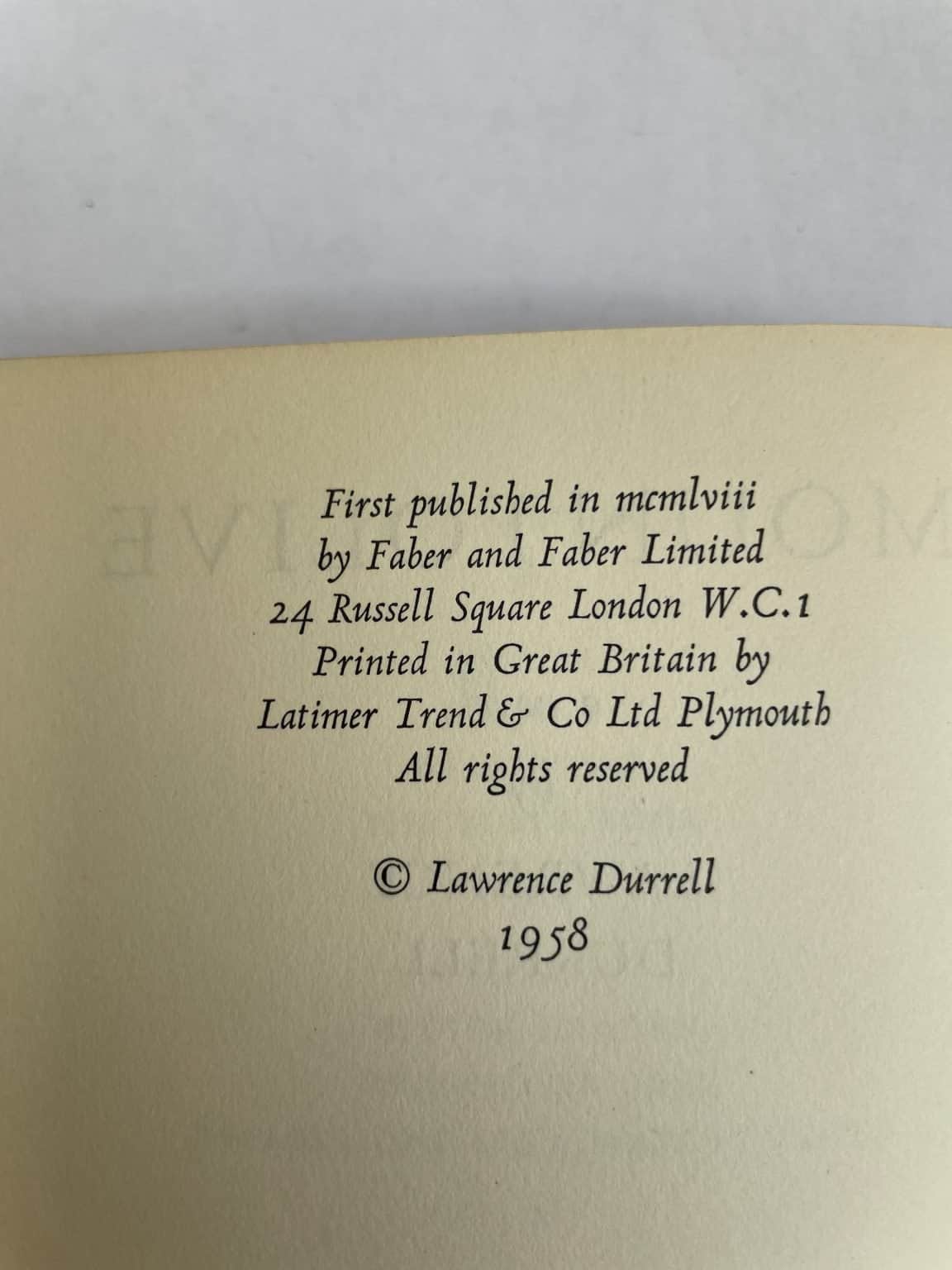 lawrence durrell quartet 3