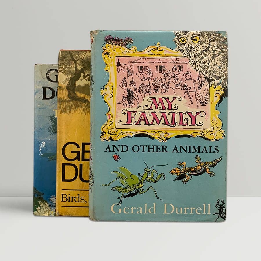 Gerald Durrell The Corfu Trilogy First UK Editions 195671