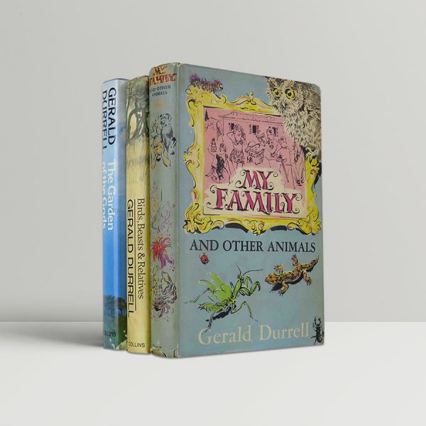 Gerald Durrell - The Corfu Trilogy - First UK Editions 1956-71