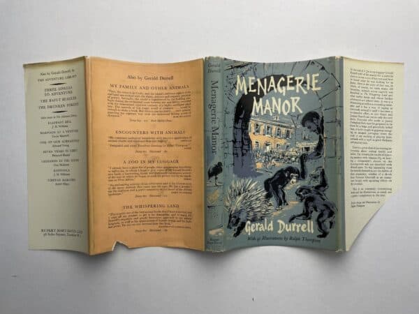 gerald durrell menagerie manor first ed 4