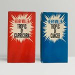 henry miller tropic of cancer with tropic of capricorn first uk editions signed
