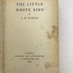 jm barrie the little white bird signed 1st ed3
