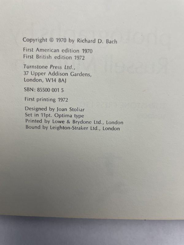 Richard Bach - Jonathan Livingston Seagull - First UK Edition 1972