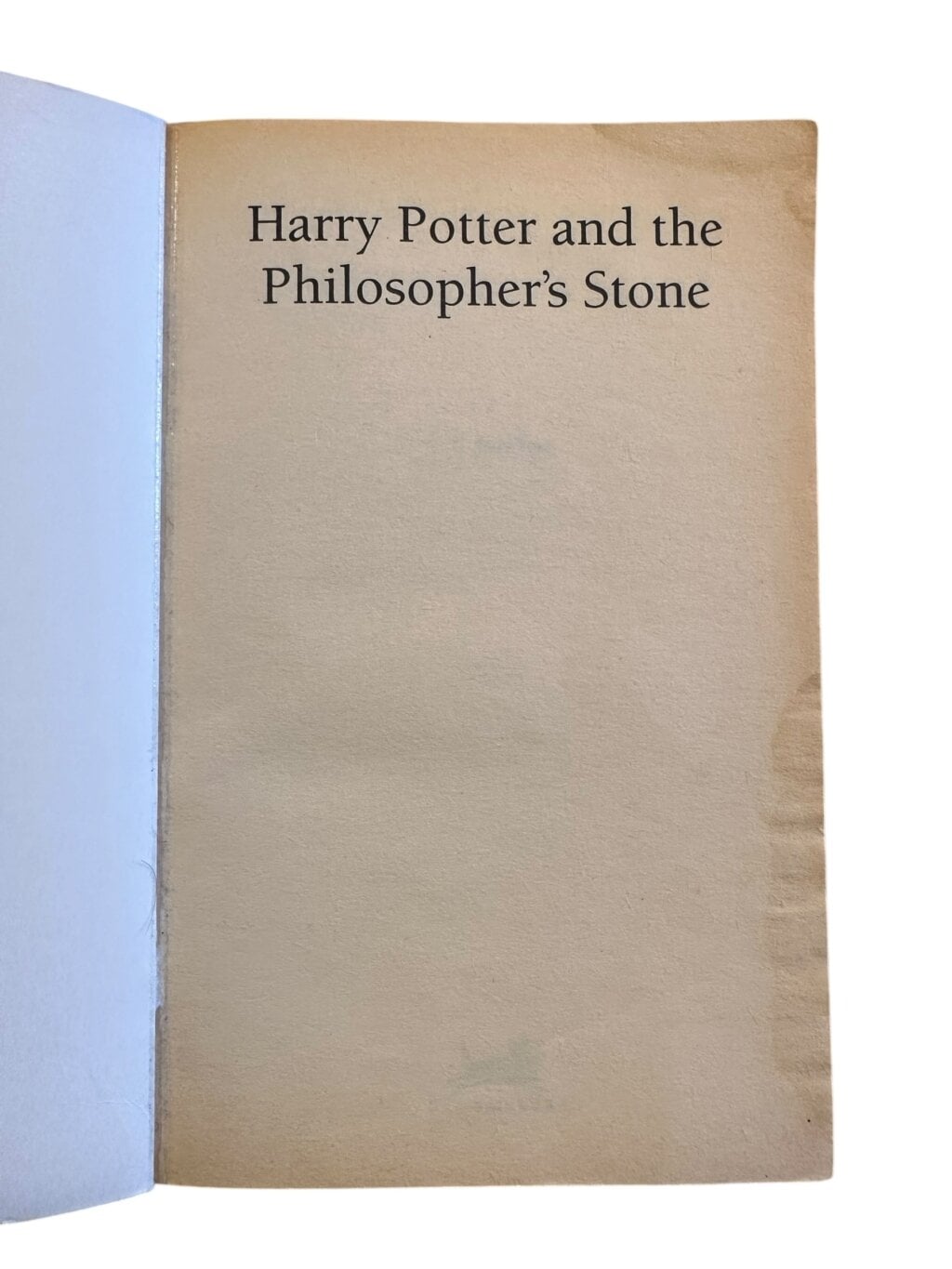 Philosopher Stone first edition9