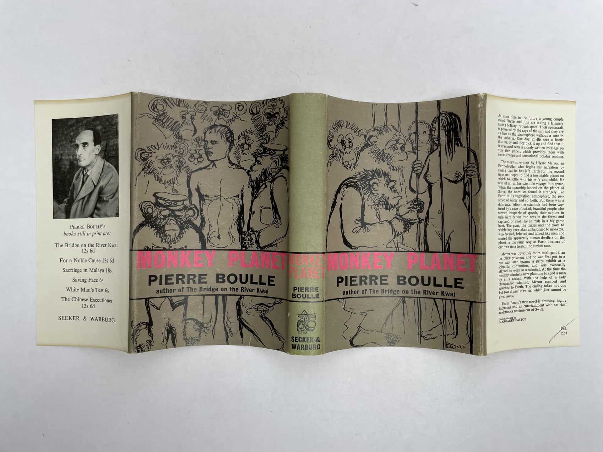 pierre boulle monkey planet first ed4