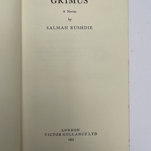 alman rushdie grimus first ed2