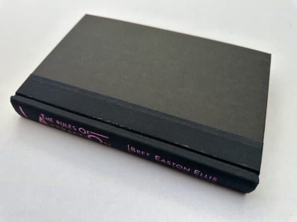 bret easton ellis the rules of attraction signed first4