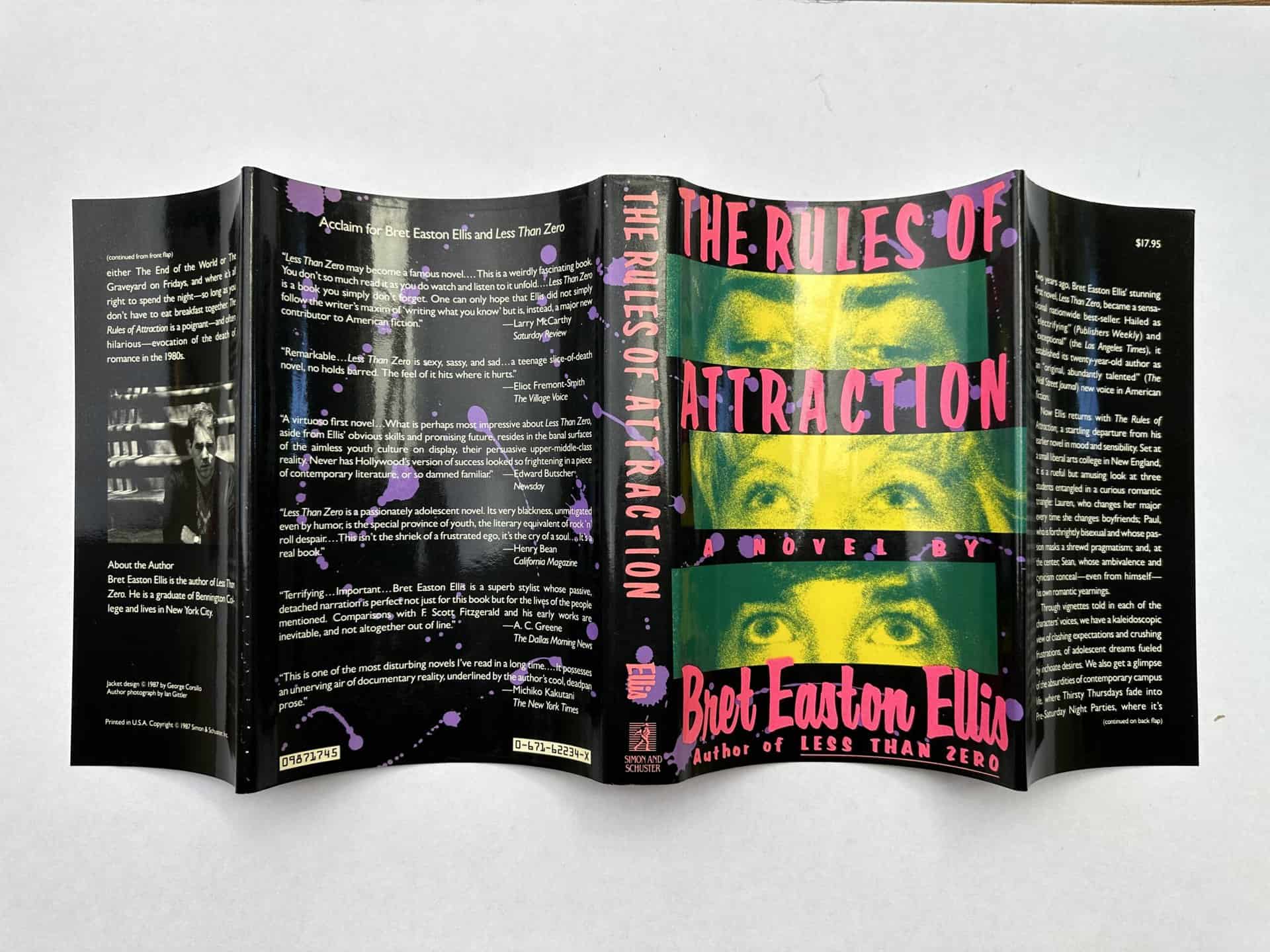 bret easton ellis the rules of attraction signed first5