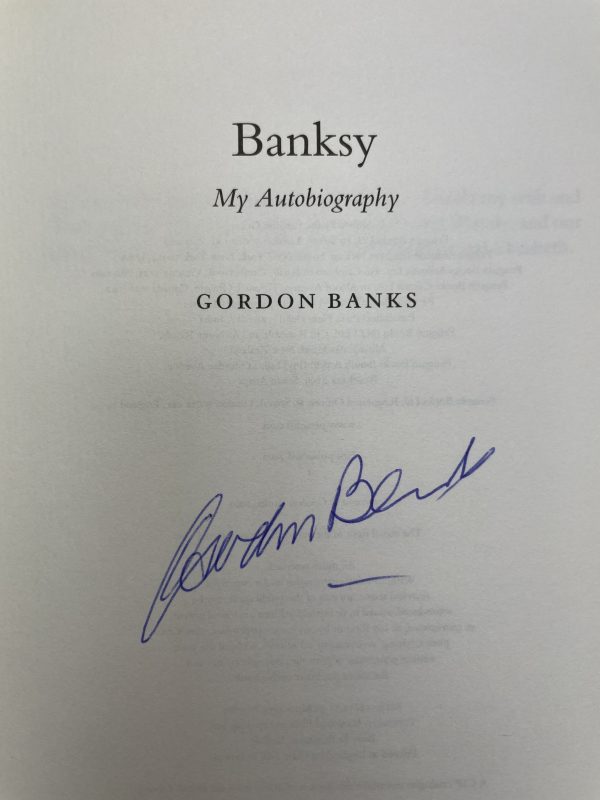 gordon banks banksy signed first ed2